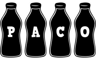 Paco bottle logo