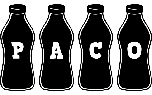 Paco bottle logo