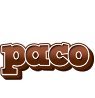 Paco brownie logo