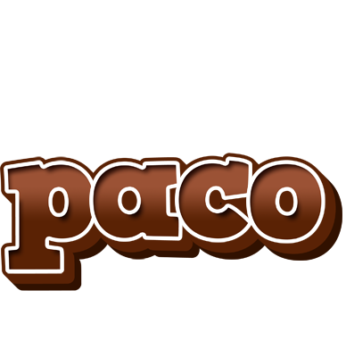 Paco brownie logo