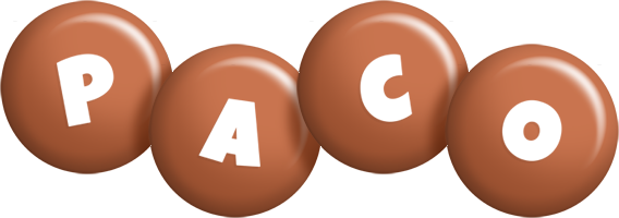 Paco candy-brown logo