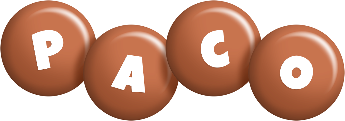 Paco candy-brown logo