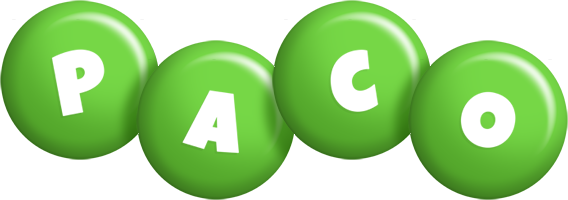 Paco candy-green logo