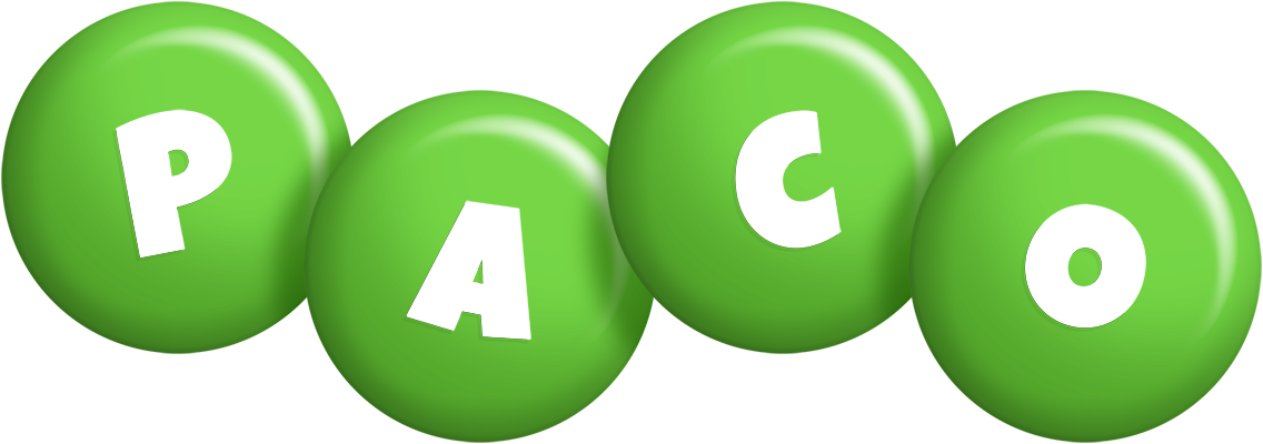 Paco candy-green logo