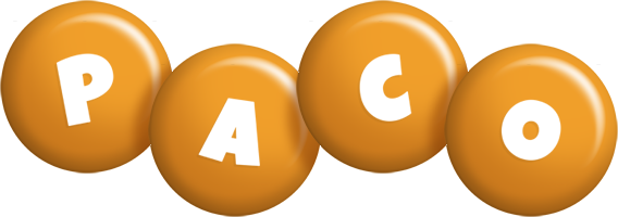 Paco candy-orange logo
