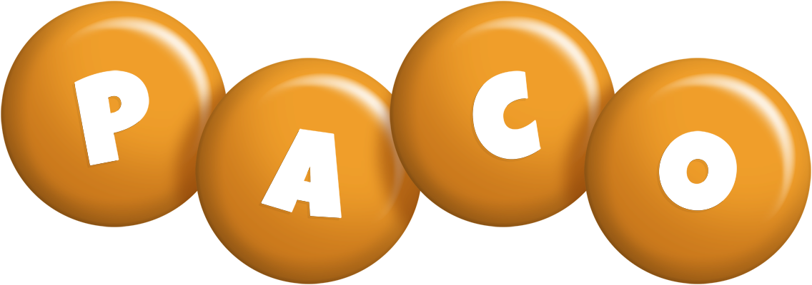 Paco candy-orange logo