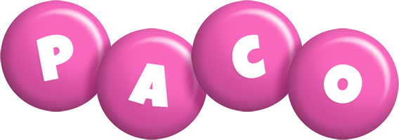 Paco candy-pink logo