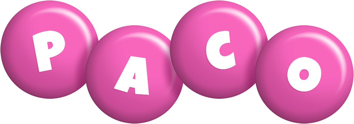 Paco candy-pink logo