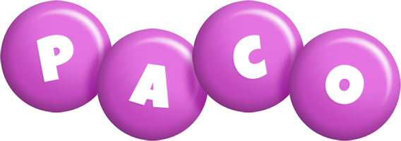 Paco candy-purple logo