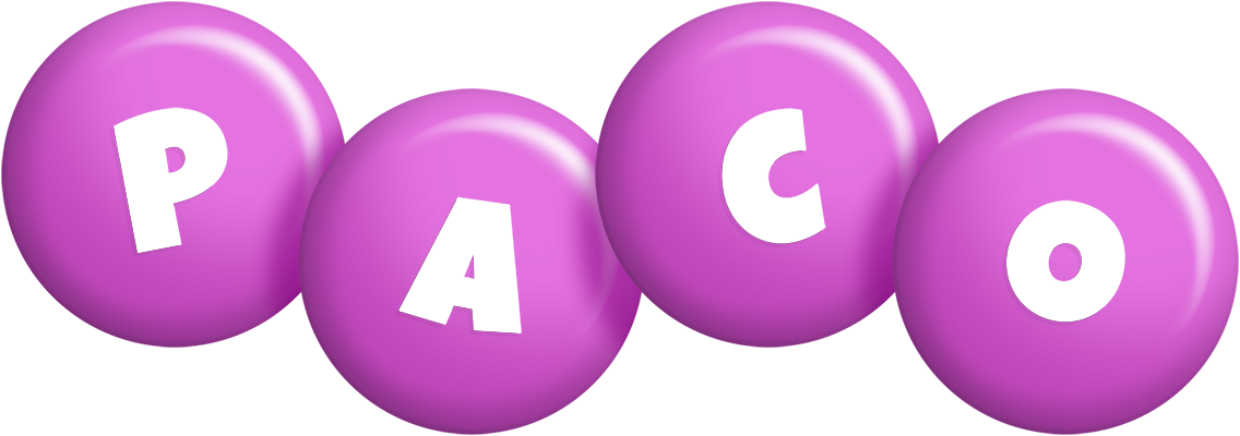 Paco candy-purple logo