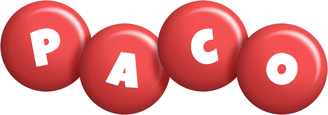 Paco candy-red logo