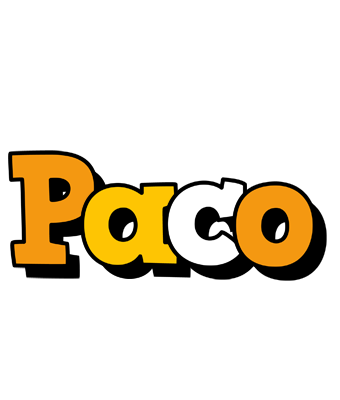 Paco cartoon logo