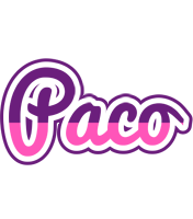 Paco cheerful logo