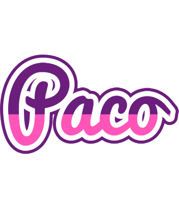 Paco cheerful logo