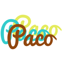 Paco cupcake logo