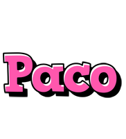 Paco girlish logo