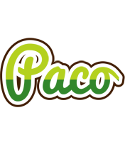 Paco golfing logo
