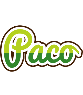 Paco golfing logo