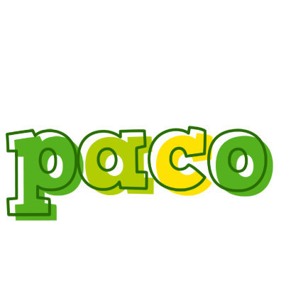 Paco juice logo