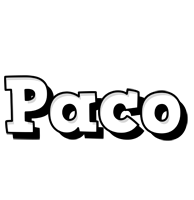 Paco snowing logo