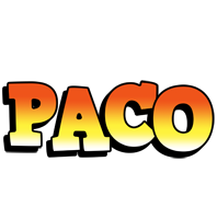 Paco sunset logo