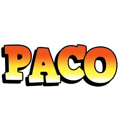 Paco sunset logo