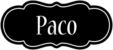 Paco welcome logo