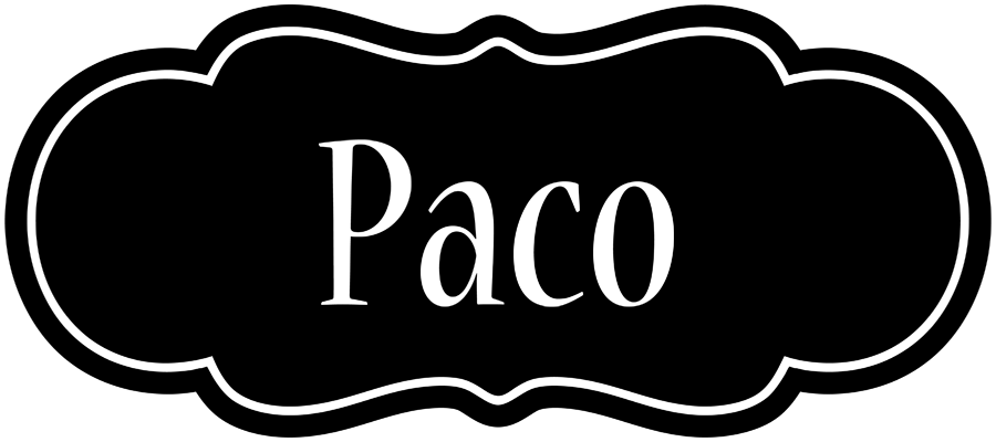 Paco welcome logo