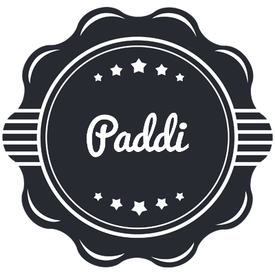 Paddi badge logo