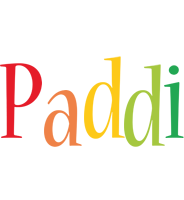 Paddi birthday logo