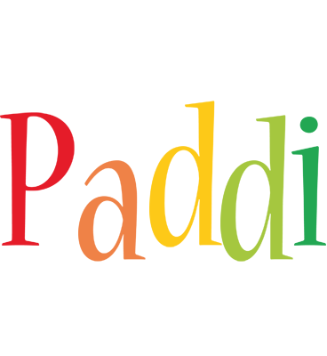 Paddi birthday logo