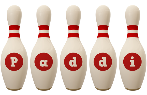 Paddi bowling-pin logo