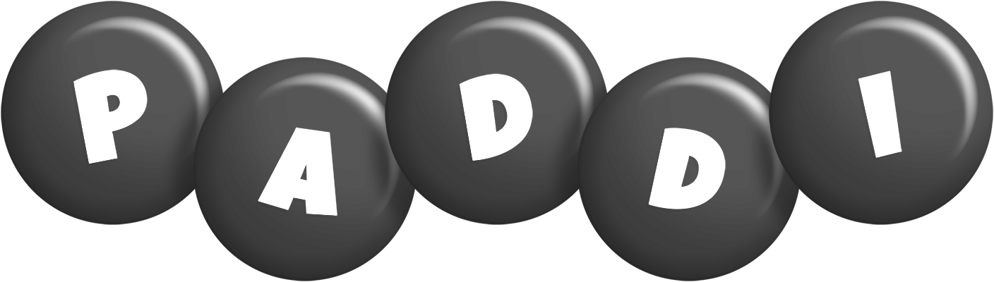 Paddi candy-black logo