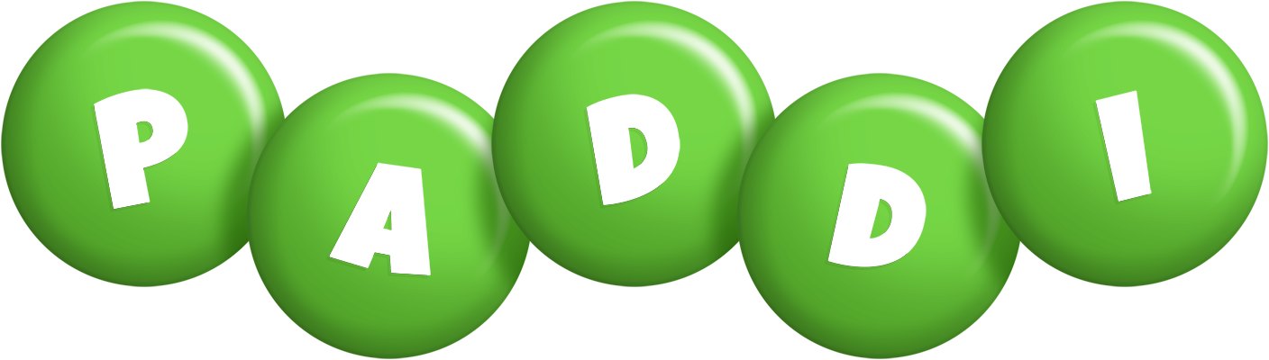 Paddi candy-green logo