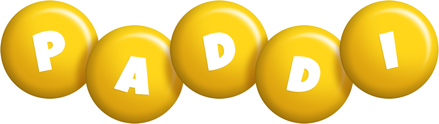 Paddi candy-yellow logo