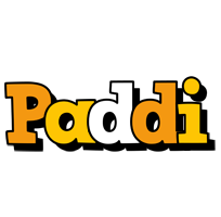 Paddi cartoon logo