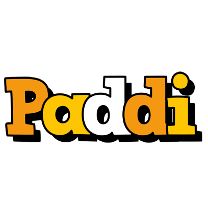 Paddi cartoon logo