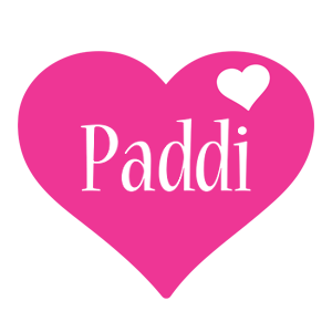 Paddi love-heart logo