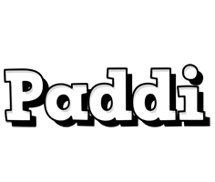 Paddi snowing logo