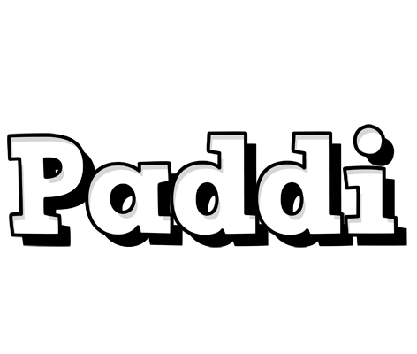 Paddi snowing logo