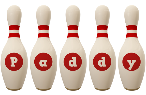 Paddy bowling-pin logo