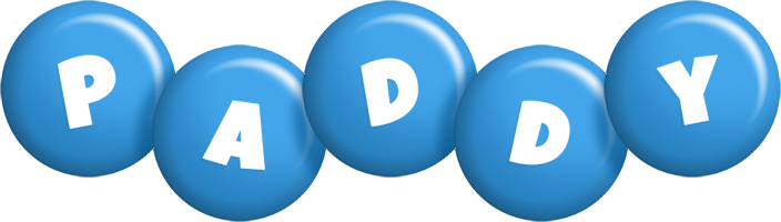 Paddy candy-blue logo