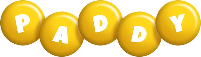 Paddy candy-yellow logo