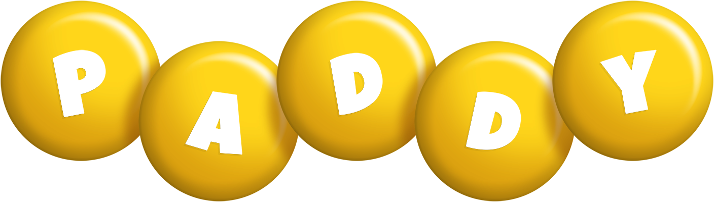 Paddy candy-yellow logo