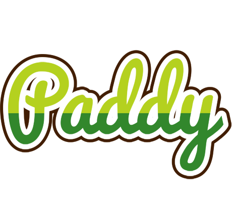 Paddy golfing logo