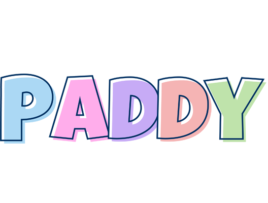 Paddy pastel logo