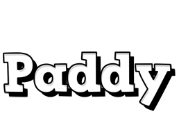 Paddy snowing logo