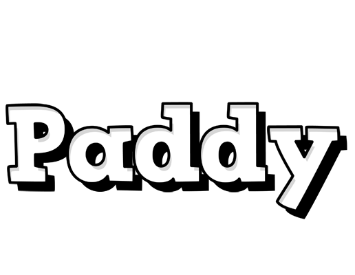 Paddy snowing logo