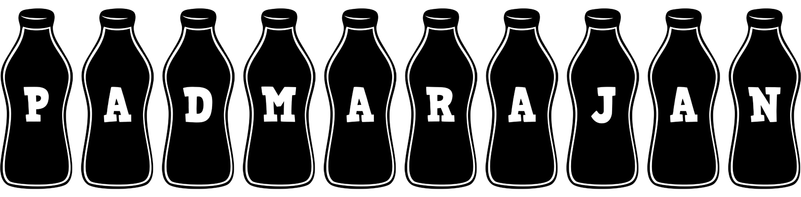 Padmarajan bottle logo