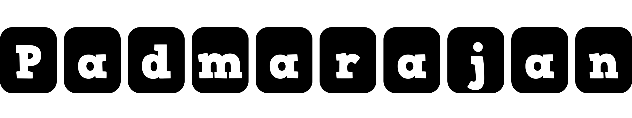 Padmarajan box logo